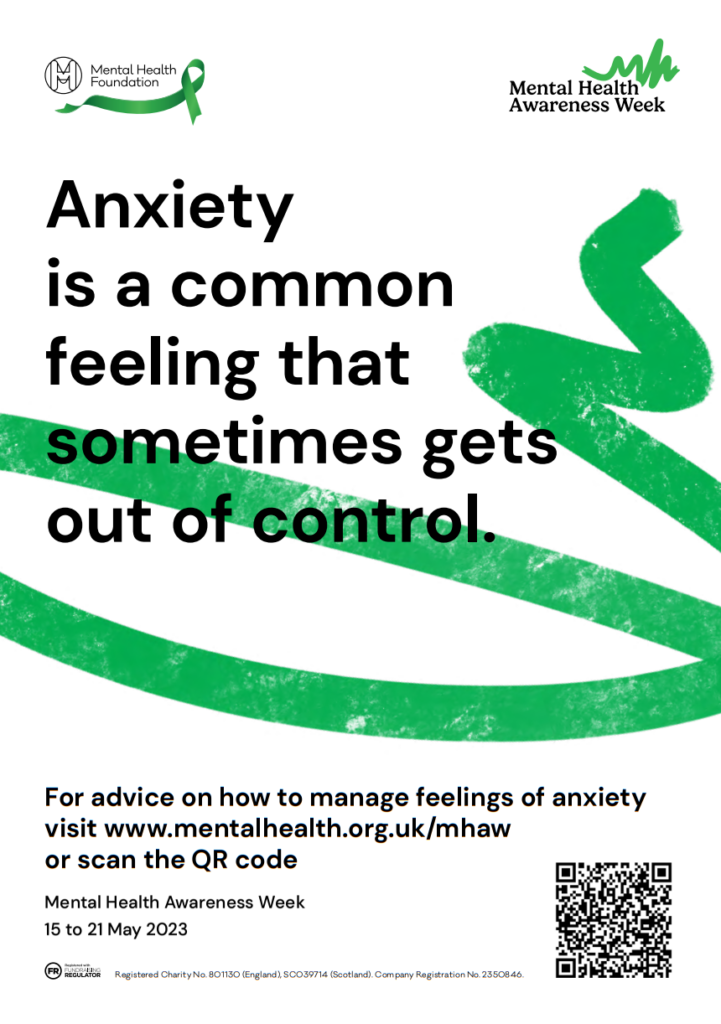 Anxiety is a common feeling. Full text below