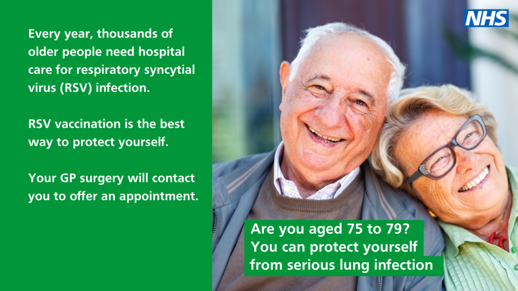 Are you aged 75 to 79? You can protect yourself from serious lung infection. Full text below