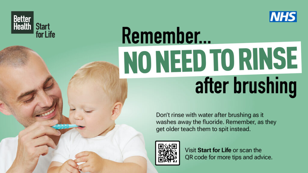 Remember no need to rinse after brushing. Full text below