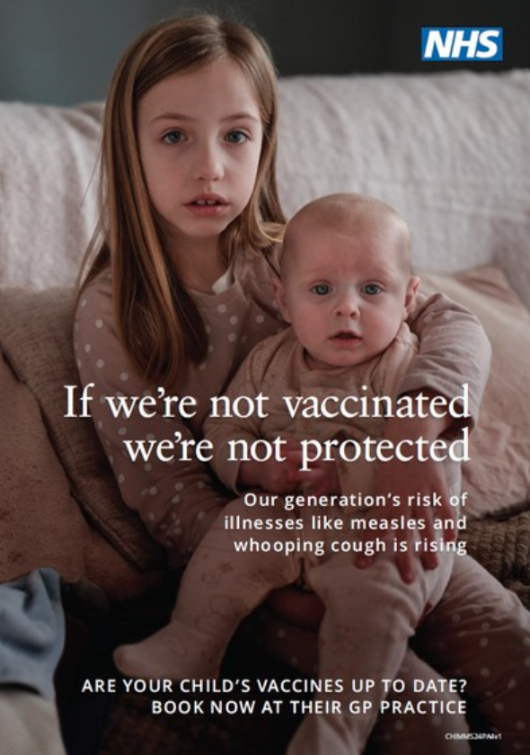 If we're not vaccinated we're not protected. Full text below