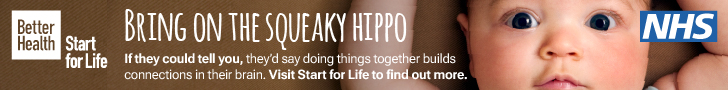 Bring on squeaky hippo.  If they could tell you, they'd say feeling comforted and safe builds connections in their brain. Visit Start for Life to find out more